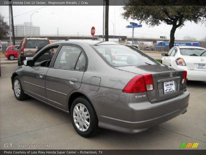 Magnesium Metallic / Gray 2005 Honda Civic LX Sedan