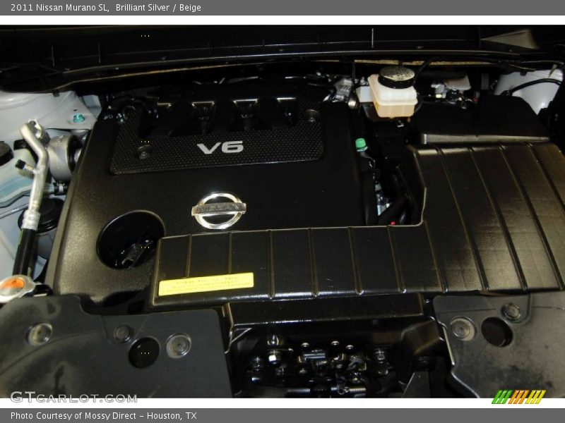 Brilliant Silver / Beige 2011 Nissan Murano SL
