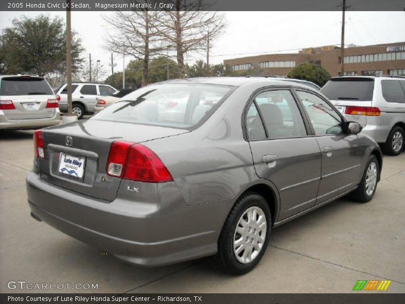 Magnesium Metallic / Gray 2005 Honda Civic LX Sedan