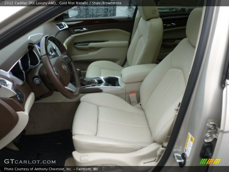 Gold Mist Metallic / Shale/Brownstone 2012 Cadillac SRX Luxury AWD