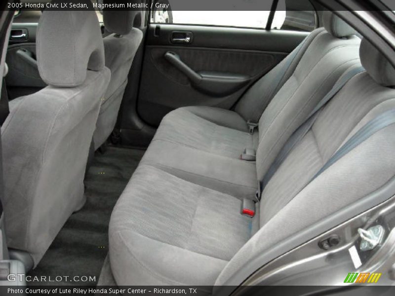 Magnesium Metallic / Gray 2005 Honda Civic LX Sedan