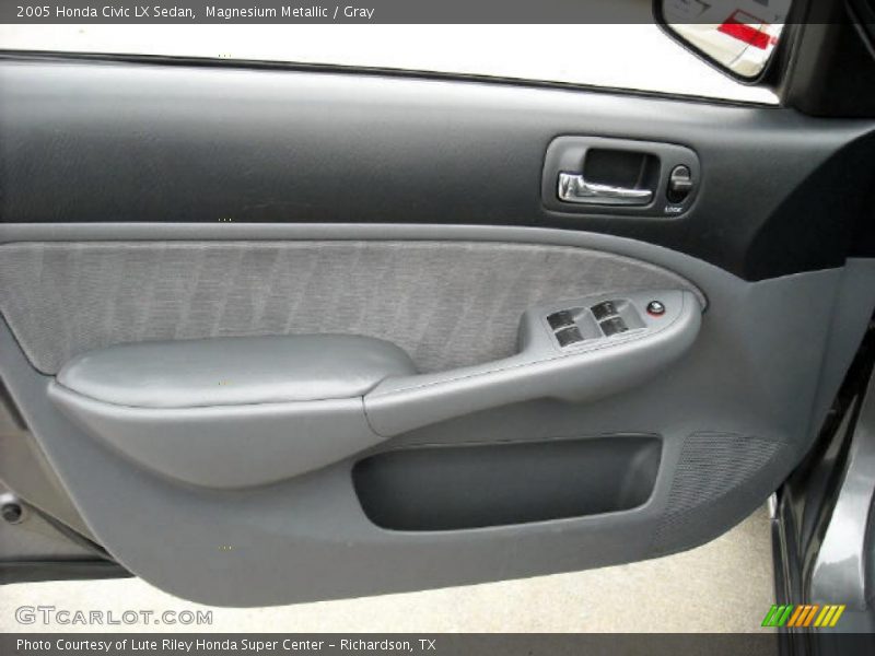Magnesium Metallic / Gray 2005 Honda Civic LX Sedan