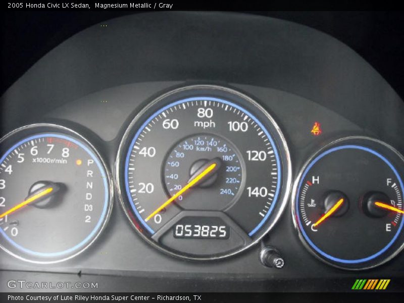 Magnesium Metallic / Gray 2005 Honda Civic LX Sedan