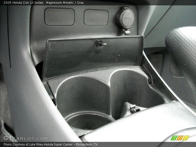 Magnesium Metallic / Gray 2005 Honda Civic LX Sedan