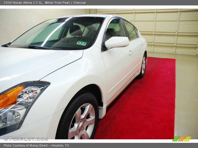 Winter Frost Pearl / Charcoal 2009 Nissan Altima 2.5 SL