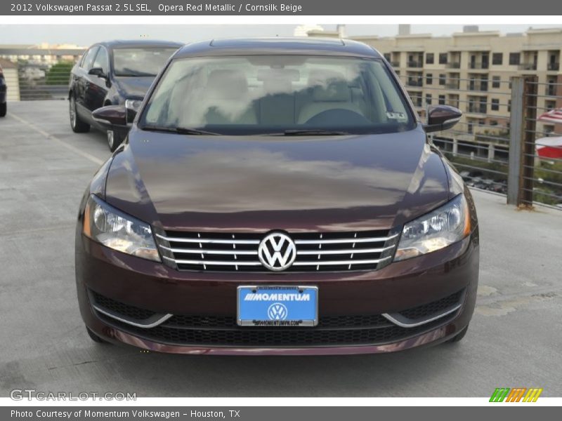 Opera Red Metallic / Cornsilk Beige 2012 Volkswagen Passat 2.5L SEL