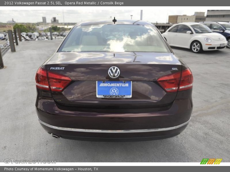 Opera Red Metallic / Cornsilk Beige 2012 Volkswagen Passat 2.5L SEL