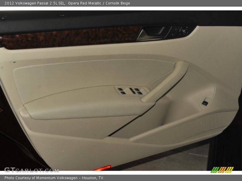 Opera Red Metallic / Cornsilk Beige 2012 Volkswagen Passat 2.5L SEL