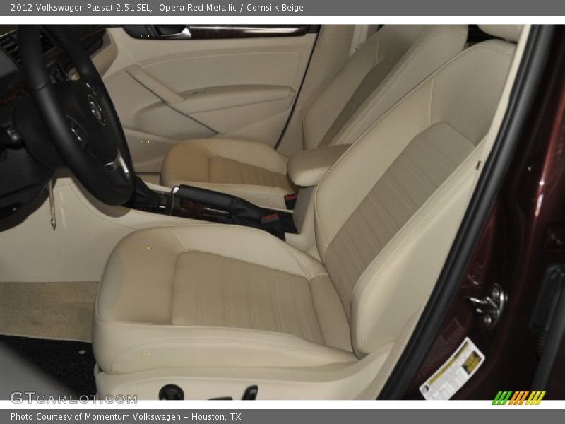 Opera Red Metallic / Cornsilk Beige 2012 Volkswagen Passat 2.5L SEL