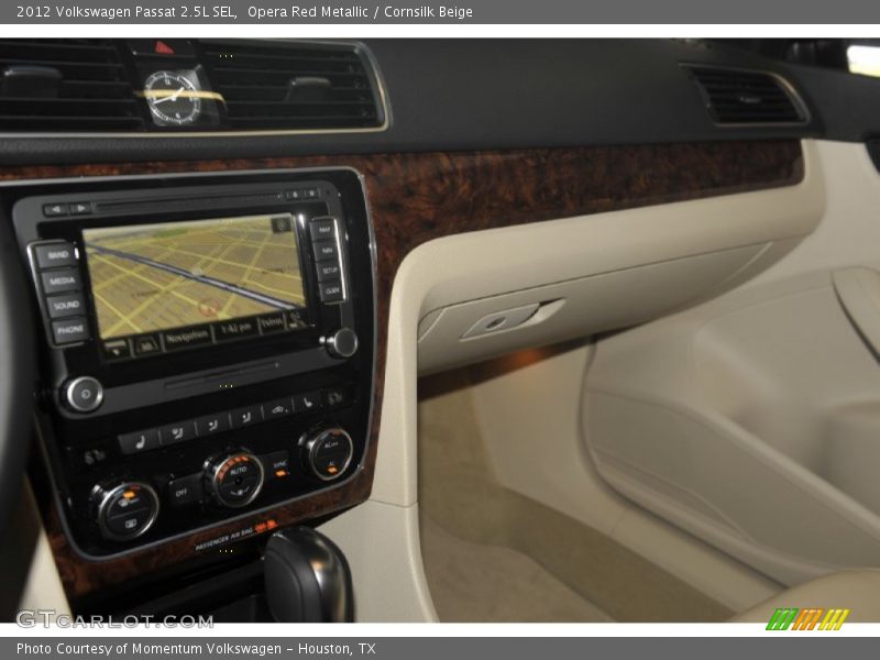 Opera Red Metallic / Cornsilk Beige 2012 Volkswagen Passat 2.5L SEL