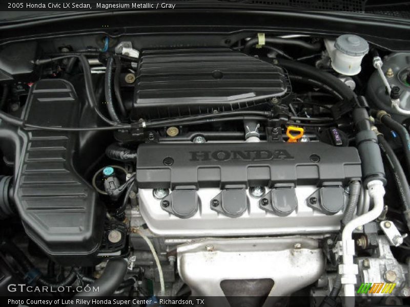 Magnesium Metallic / Gray 2005 Honda Civic LX Sedan
