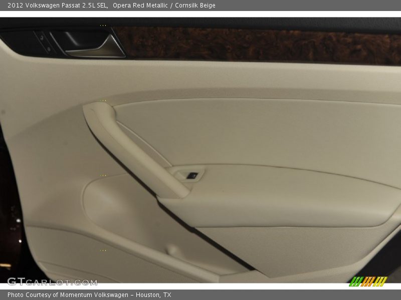 Opera Red Metallic / Cornsilk Beige 2012 Volkswagen Passat 2.5L SEL