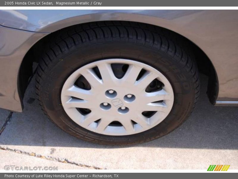 Magnesium Metallic / Gray 2005 Honda Civic LX Sedan
