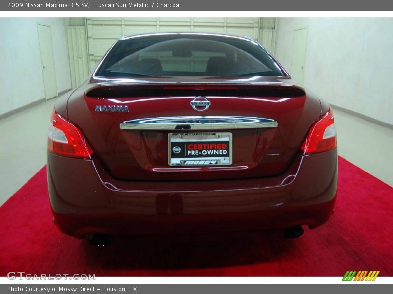 Tuscan Sun Metallic / Charcoal 2009 Nissan Maxima 3.5 SV