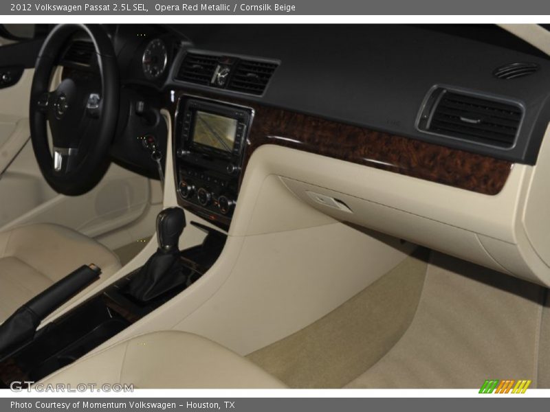 Opera Red Metallic / Cornsilk Beige 2012 Volkswagen Passat 2.5L SEL