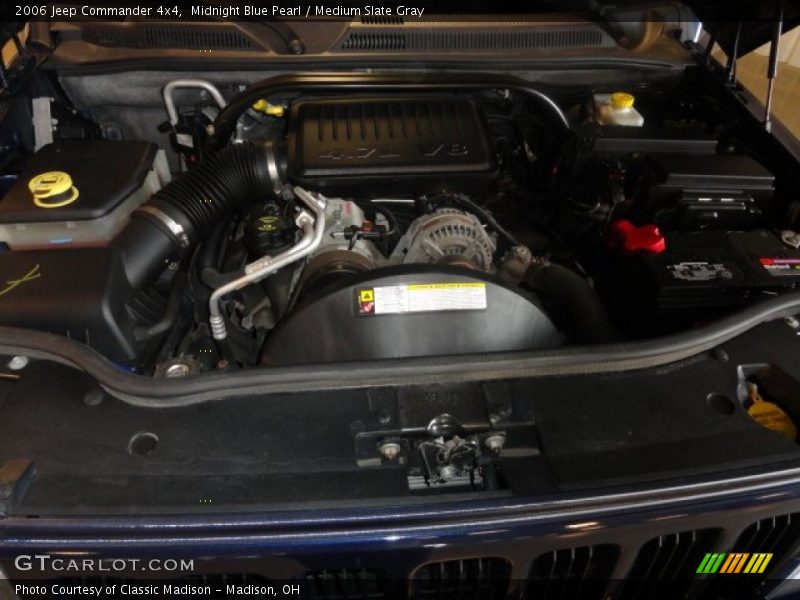 Midnight Blue Pearl / Medium Slate Gray 2006 Jeep Commander 4x4