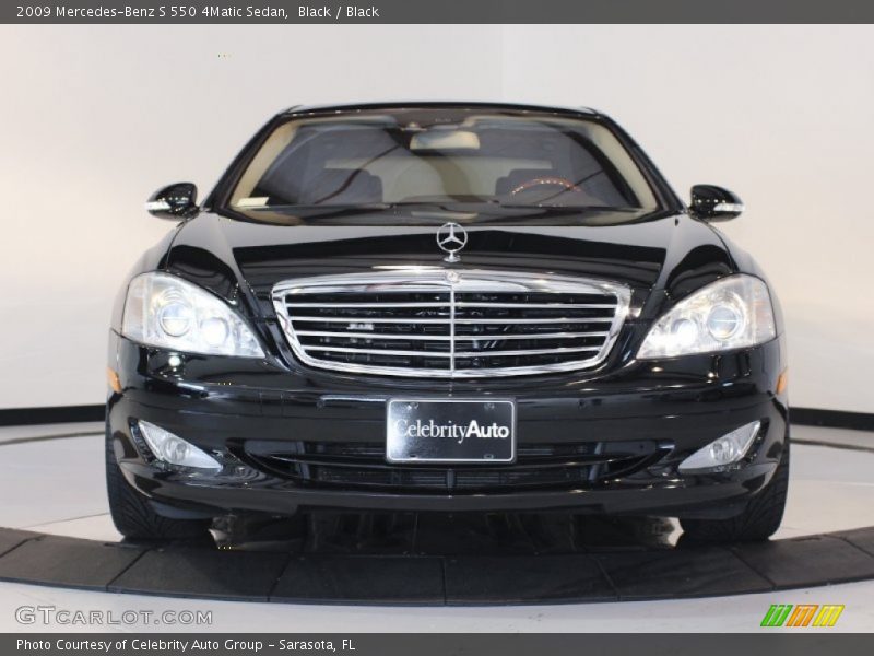 Black / Black 2009 Mercedes-Benz S 550 4Matic Sedan