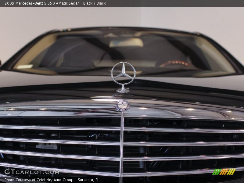 Black / Black 2009 Mercedes-Benz S 550 4Matic Sedan