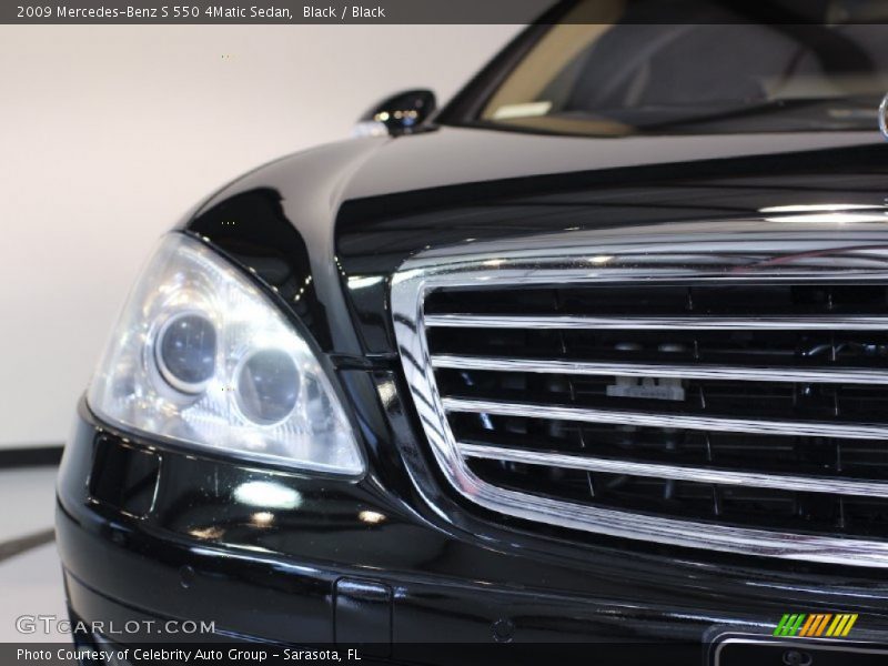 Black / Black 2009 Mercedes-Benz S 550 4Matic Sedan