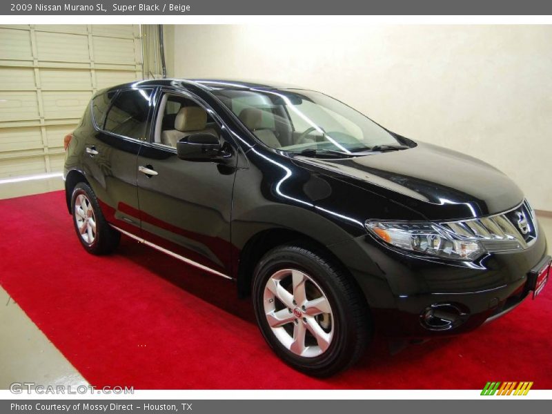Super Black / Beige 2009 Nissan Murano SL