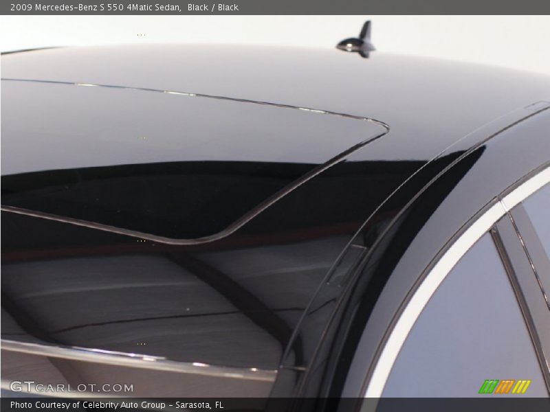 Black / Black 2009 Mercedes-Benz S 550 4Matic Sedan