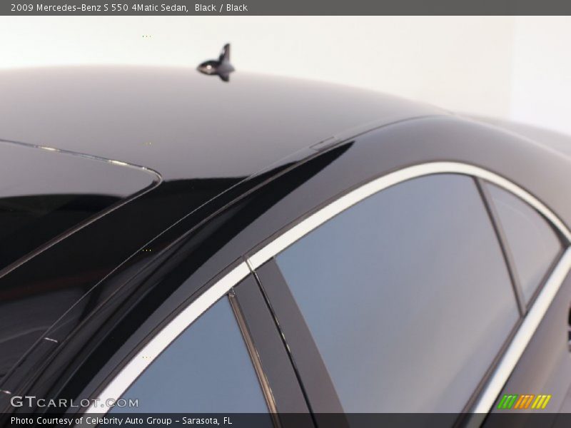 Black / Black 2009 Mercedes-Benz S 550 4Matic Sedan