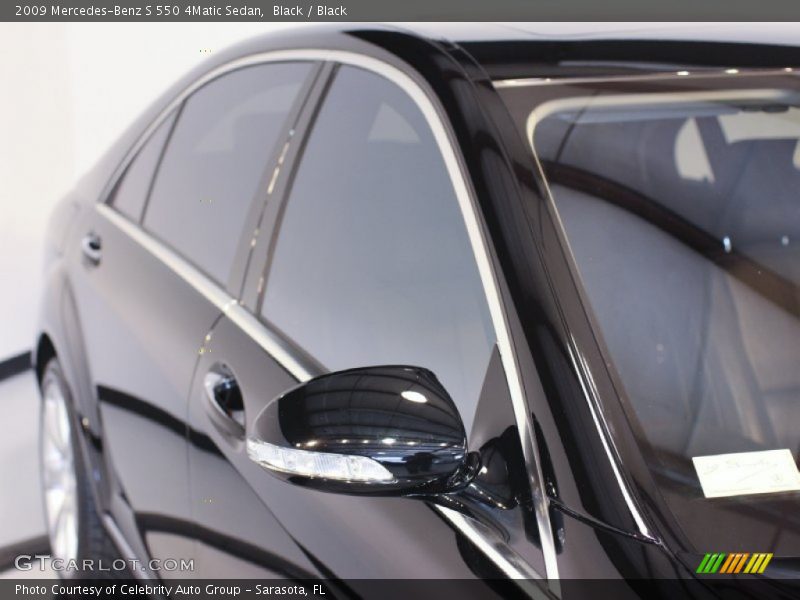 Black / Black 2009 Mercedes-Benz S 550 4Matic Sedan