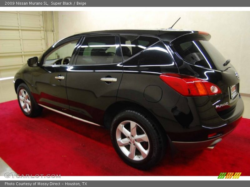 Super Black / Beige 2009 Nissan Murano SL