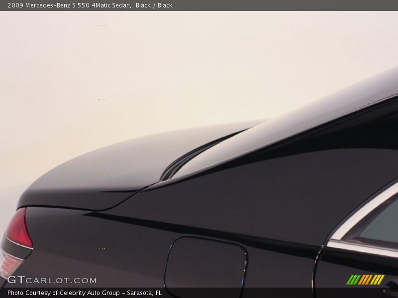 Black / Black 2009 Mercedes-Benz S 550 4Matic Sedan