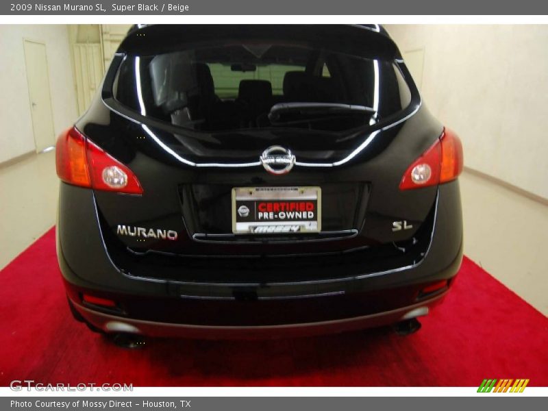 Super Black / Beige 2009 Nissan Murano SL