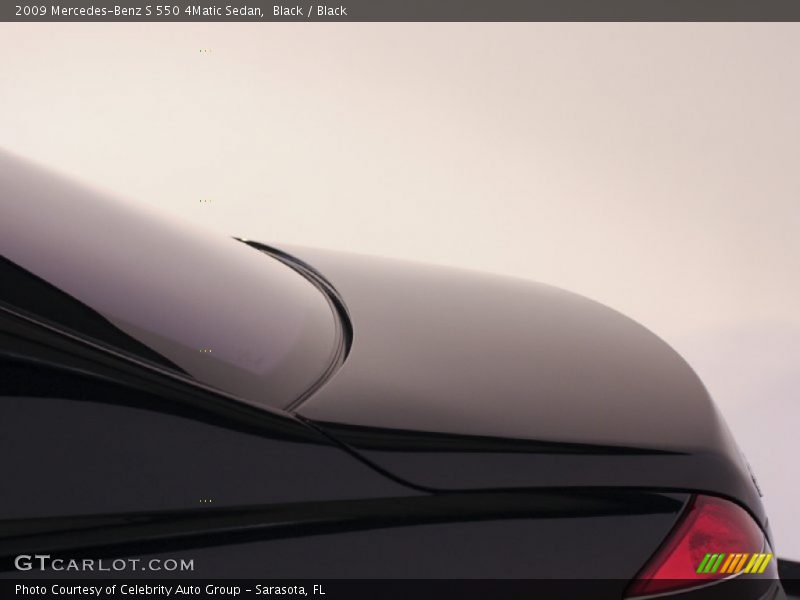 Black / Black 2009 Mercedes-Benz S 550 4Matic Sedan
