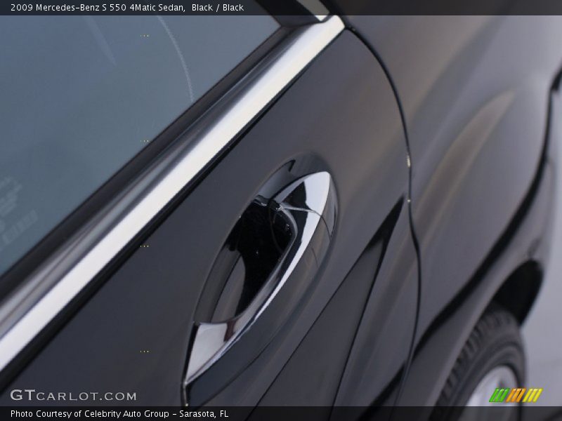 Black / Black 2009 Mercedes-Benz S 550 4Matic Sedan