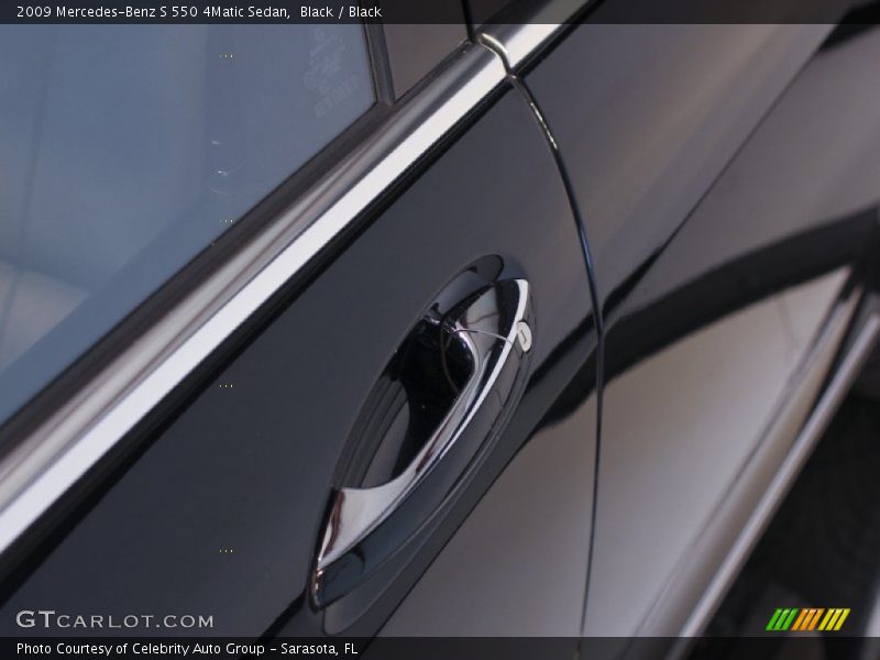 Black / Black 2009 Mercedes-Benz S 550 4Matic Sedan