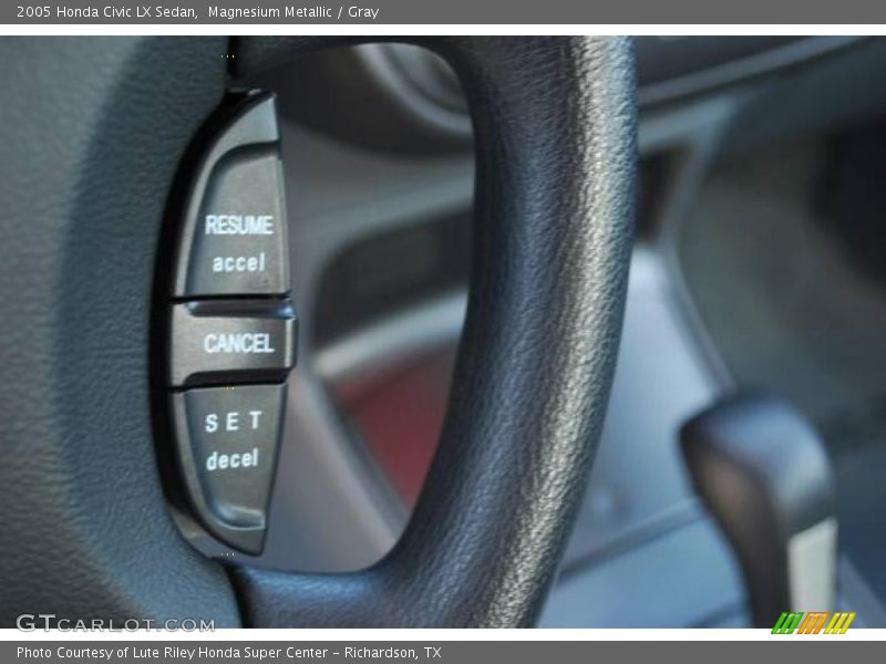 Magnesium Metallic / Gray 2005 Honda Civic LX Sedan
