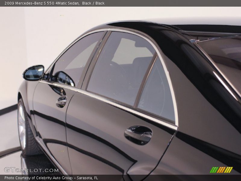 Black / Black 2009 Mercedes-Benz S 550 4Matic Sedan