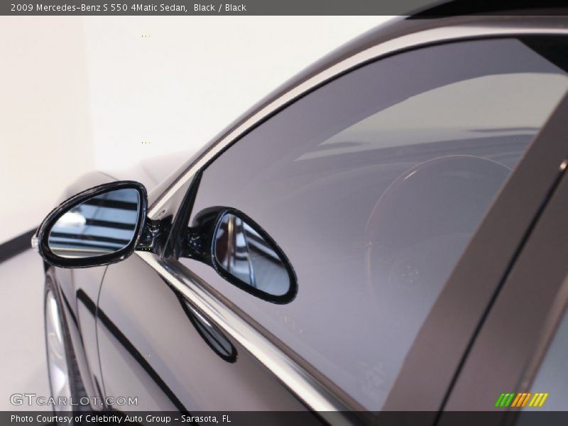 Black / Black 2009 Mercedes-Benz S 550 4Matic Sedan