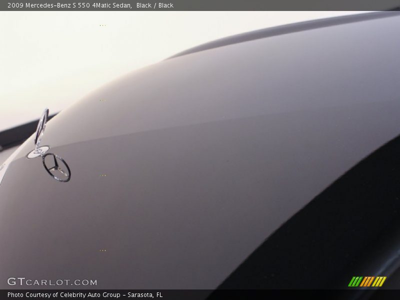 Black / Black 2009 Mercedes-Benz S 550 4Matic Sedan