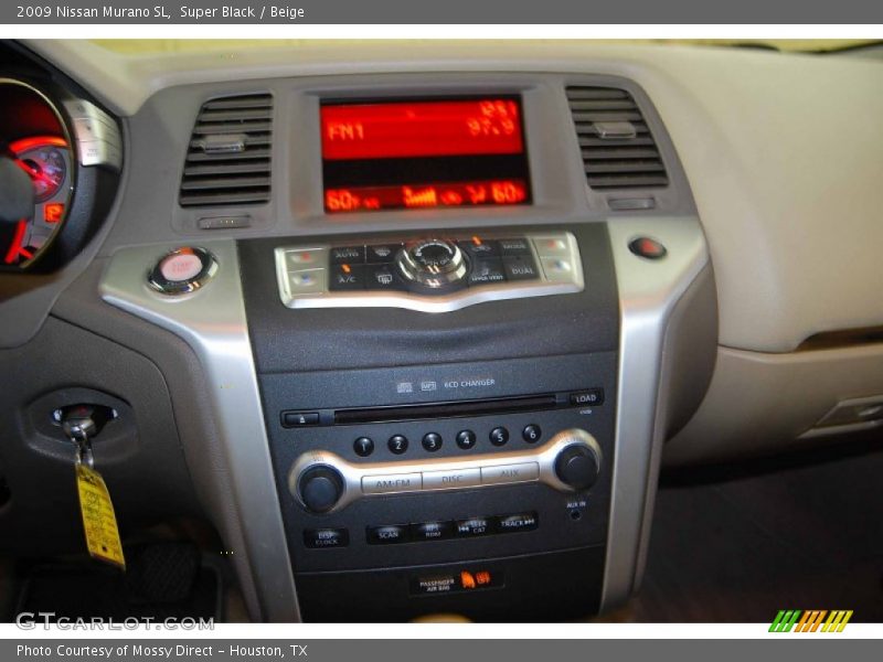 Super Black / Beige 2009 Nissan Murano SL