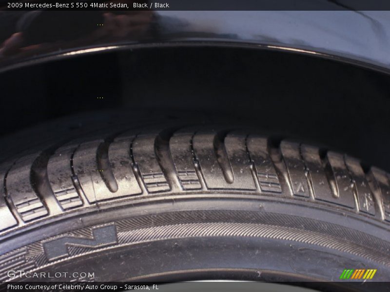 Black / Black 2009 Mercedes-Benz S 550 4Matic Sedan