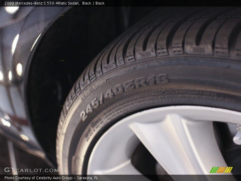Black / Black 2009 Mercedes-Benz S 550 4Matic Sedan