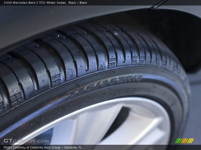 Black / Black 2009 Mercedes-Benz S 550 4Matic Sedan