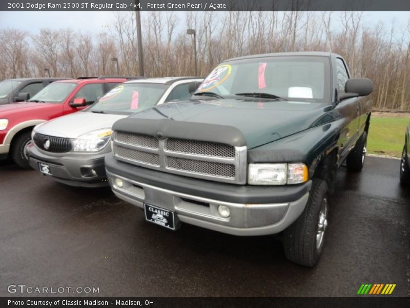 Forest Green Pearl / Agate 2001 Dodge Ram 2500 ST Regular Cab 4x4