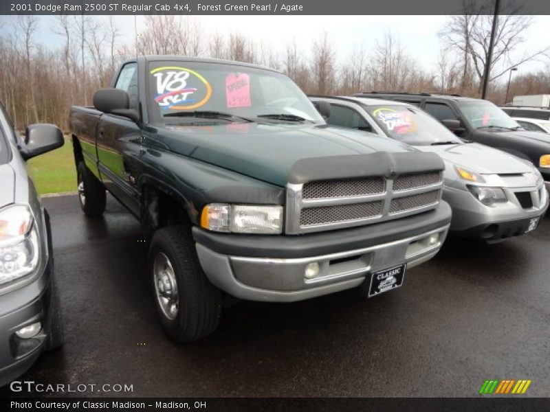 Forest Green Pearl / Agate 2001 Dodge Ram 2500 ST Regular Cab 4x4