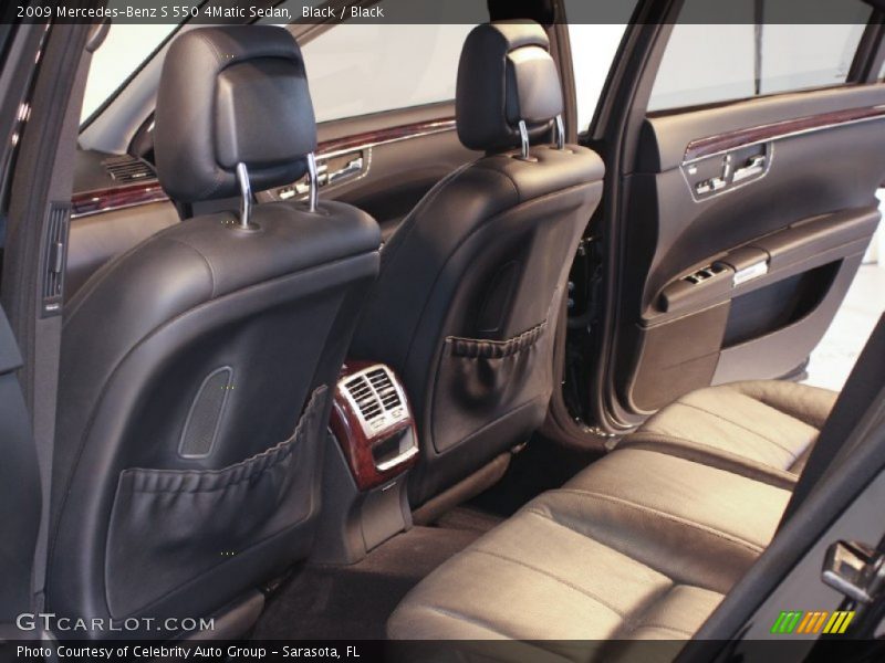 Black / Black 2009 Mercedes-Benz S 550 4Matic Sedan
