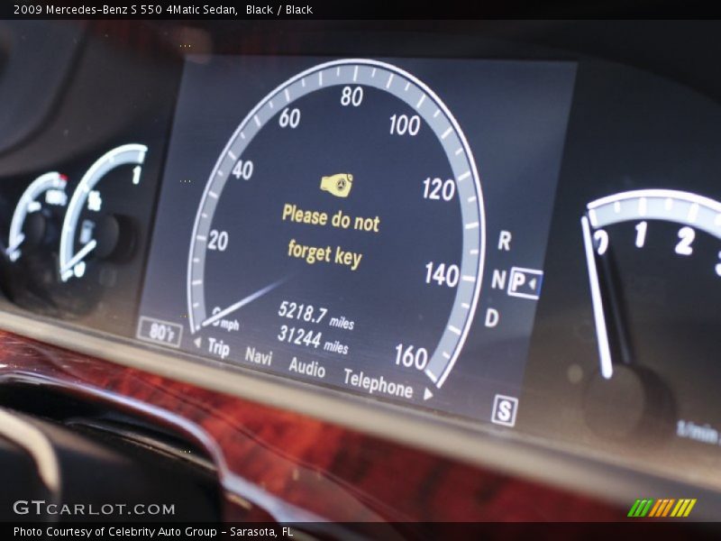 Black / Black 2009 Mercedes-Benz S 550 4Matic Sedan