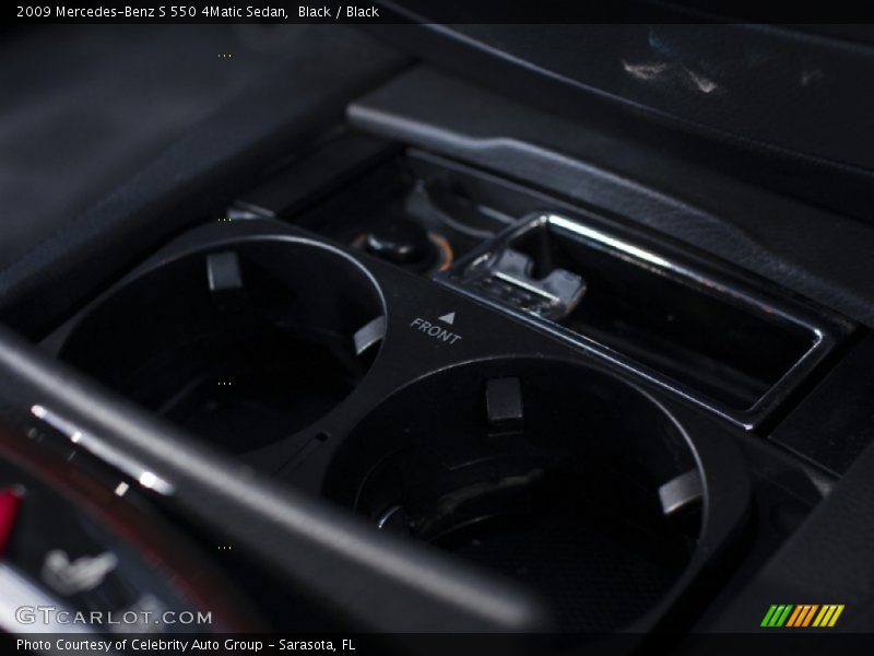 Black / Black 2009 Mercedes-Benz S 550 4Matic Sedan