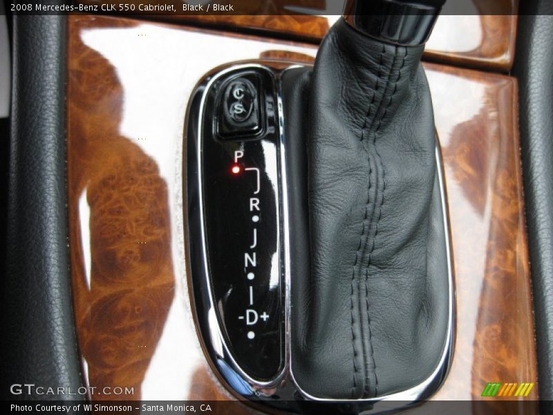 Black / Black 2008 Mercedes-Benz CLK 550 Cabriolet