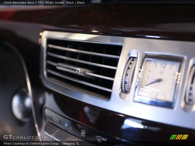 Black / Black 2009 Mercedes-Benz S 550 4Matic Sedan