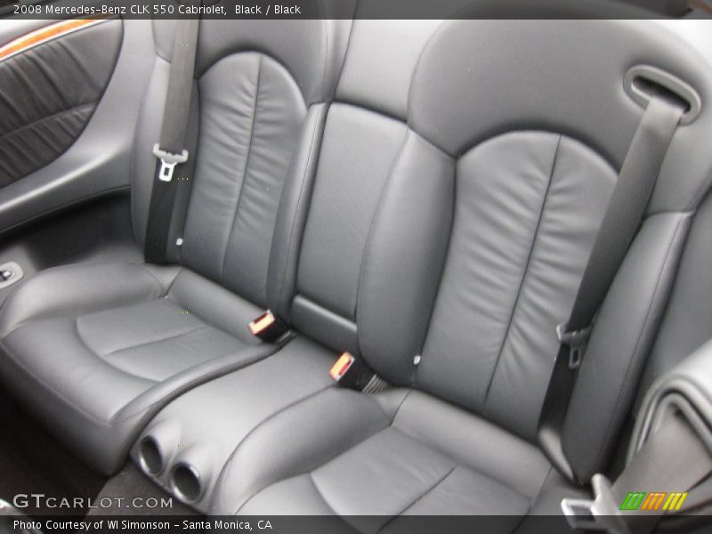 Black / Black 2008 Mercedes-Benz CLK 550 Cabriolet