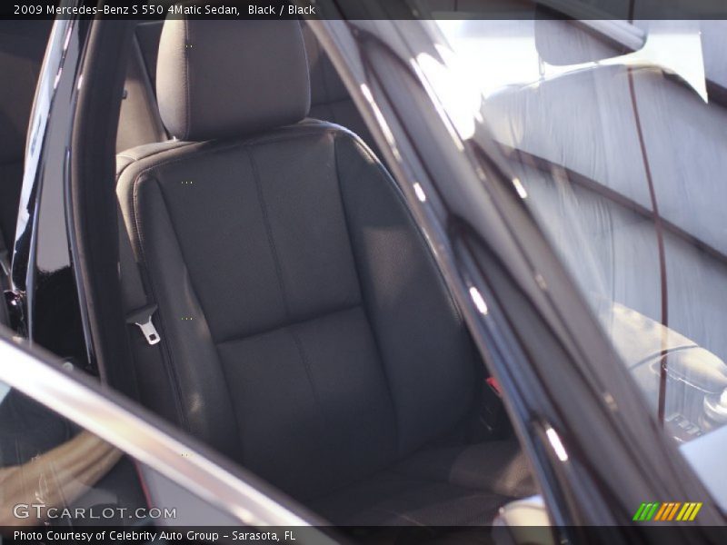 Black / Black 2009 Mercedes-Benz S 550 4Matic Sedan